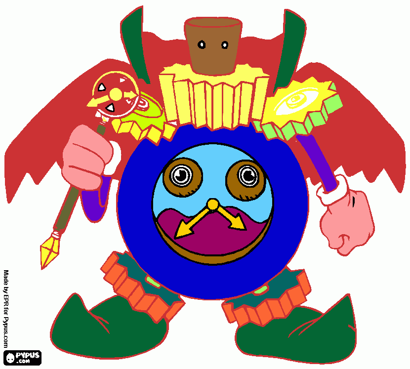 Yu-figh coloring page