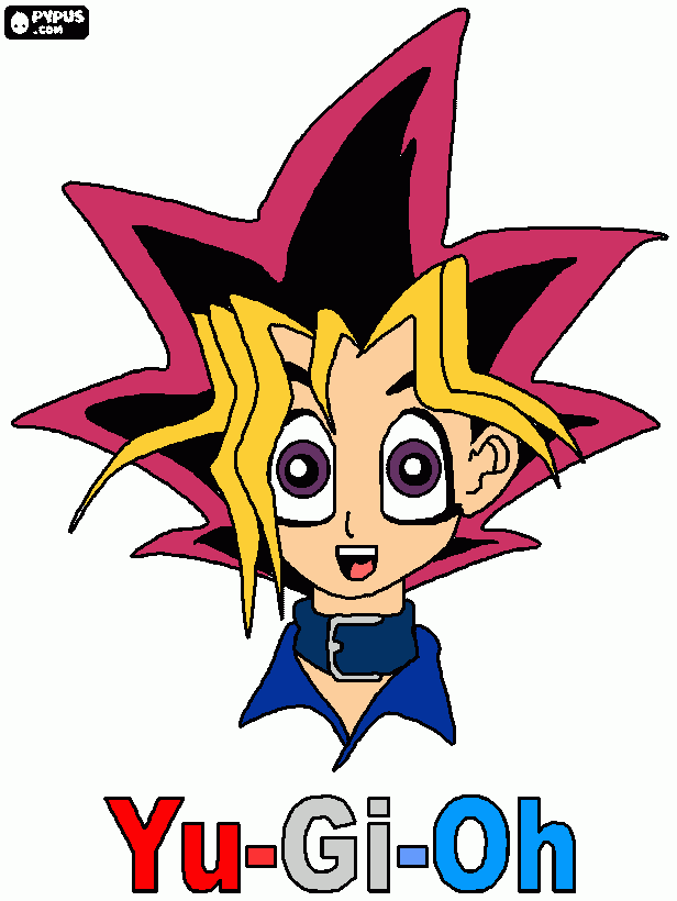 Yugi Muto I coloring page