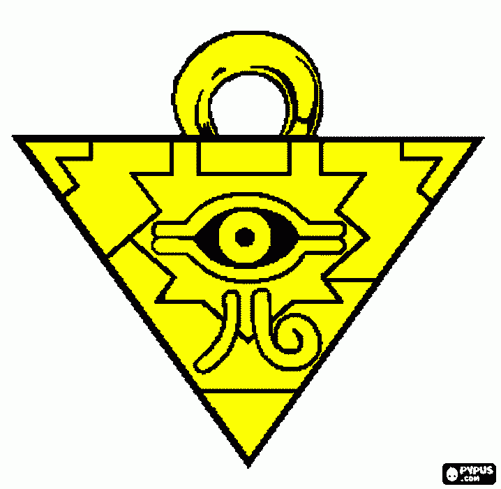 yugioh meleniam puzzle coloring page