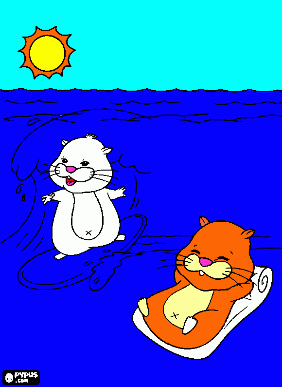 ZhuZhu Pets coloring coloring page
