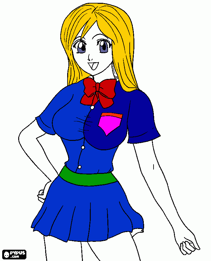 Zoey Tailor coloring page