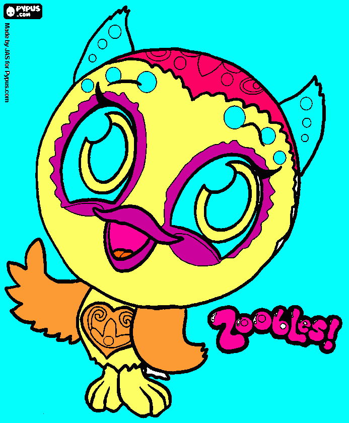 zoob coloring page