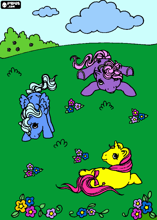 Én pici ponim coloring page