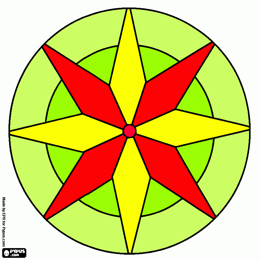Šiltos spalvos coloring page