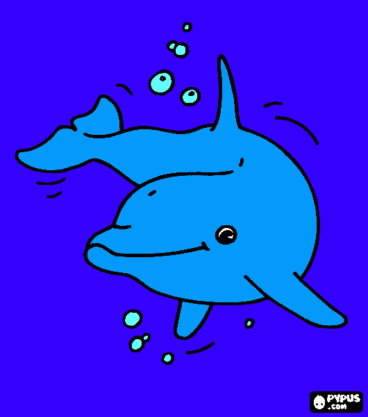 ΔΕΛΦΙΝΙ coloring page