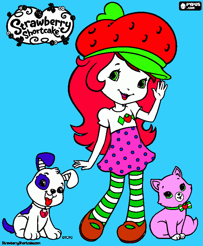 Σας ζωγραφισα την Φραουλιτσα! coloring page