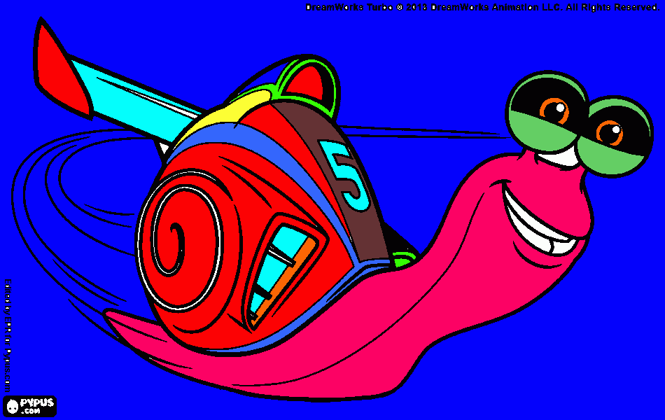 ציור של שגב טורבו coloring page