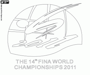 2011 World Aquatics Championships coloring page