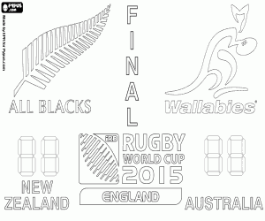 2015 Rugby World Championship Final coloring page