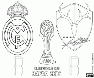 2016 FIFA Club World Cup final coloring page