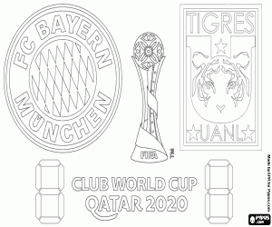 2020 FIFA Club World Cup Final coloring page