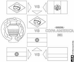2021 Copa America final phase coloring page