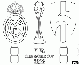 2022 FIFA Club World Cup Final coloring page