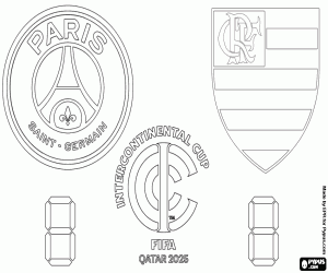 2025 Intercontinental Cup Final coloring page