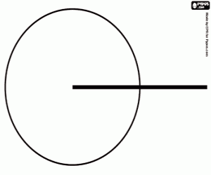 A 360 degree angle coloring page