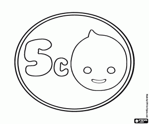 5 cents, coin of Pypus coloring page