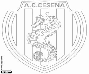 AC Cesena shield coloring page