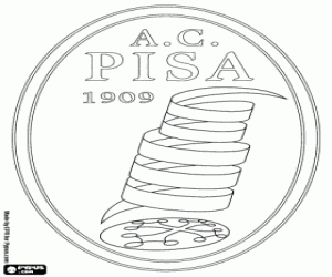 AC Pisa emblem coloring page