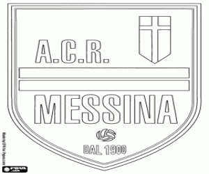 ACR Messina shield coloring page
