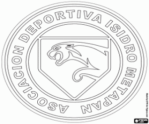 AD Isidro Metapán logo coloring page