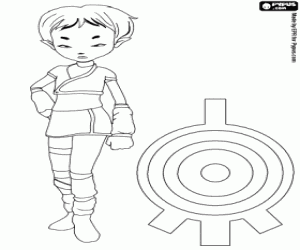 Aelita Schaeffer, Code Lyoko coloring page