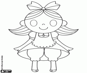 Alice in Wonderland coloring page