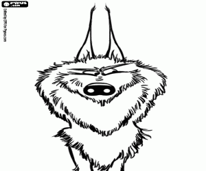 Alpha, character of Storks coloring page