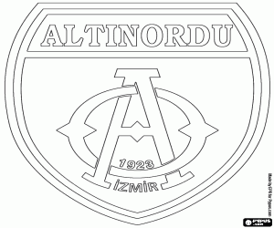 Altınordu FK badge coloring page