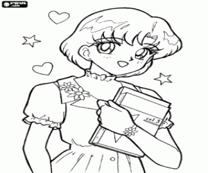Ami Mizuno, Sailor Mercury coloring page