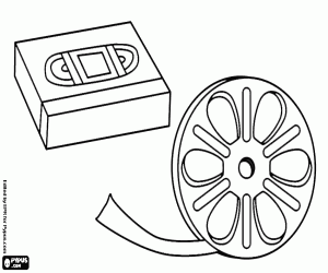 Analogical supports for filming coloring page