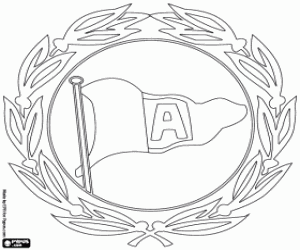 Arminia Bielefeld emblem coloring page