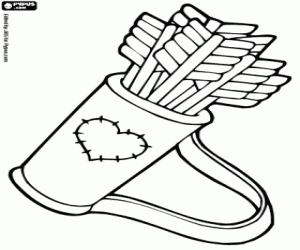 Arrows coloring page