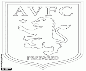 Aston Villa badge coloring page