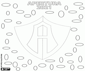 Atlas FC, Apertura 2021 champion coloring page