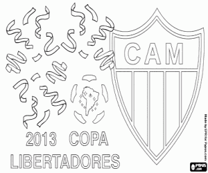 Atletico Mineiro, Libertadores 2013 coloring page