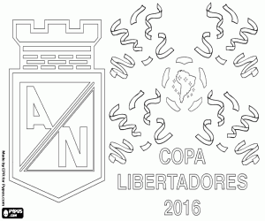 Atlético Nacional, Libertadores 2016 coloring page