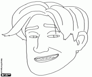 The attractive Max Mordon coloring page