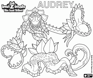 Audrey, Invizimals The Lost Tribes coloring page