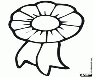 Award for the horse coloring page