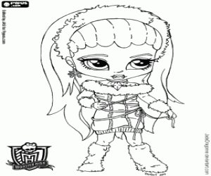 Baby Abbey Bominable coloring page