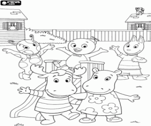 The Backyardigans coloring page