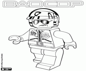 Bad Cop, The Lego Movie coloring page