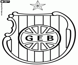 Badge of Brasil de Pelotas coloring page