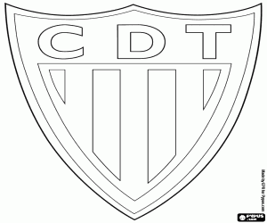 Badge of CD Tondela coloring page