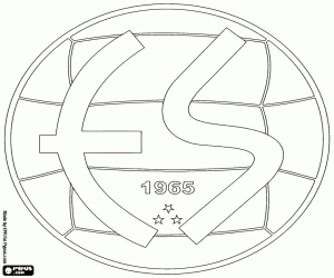 Badge of Eskisehirspor coloring page