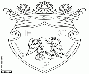 Badge of FC Penafiel coloring page