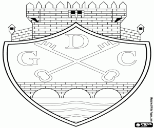 Badge of GD Chaves coloring page