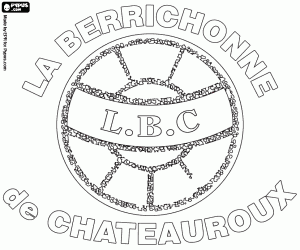 Badge of LB Châteauroux coloring page