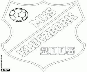Badge of MKS Kluczbork coloring page
