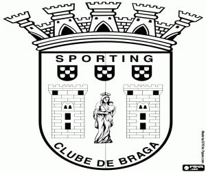 Badge of Sporting de Braga coloring page